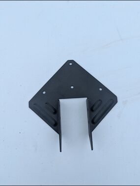 Metal Wall Mount Bracket in Black